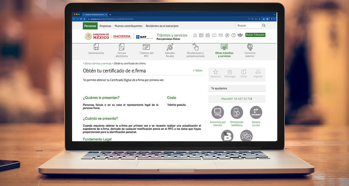 ¿Qué hago si perdí mi e-firma del SAT?